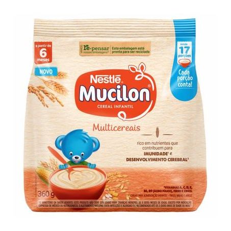 Mucilon multicereais nestle 360g