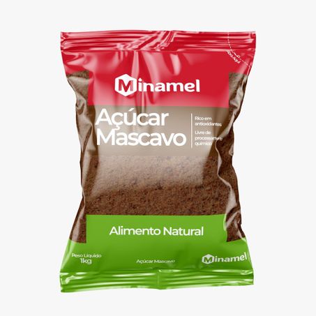 Açúcar mascavo minamel 1kg