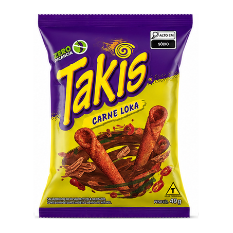 SNACKS TAKIS SABOR CARNE LOKA 49G