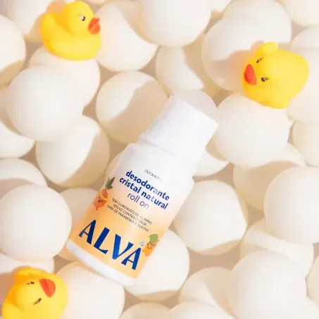 Desodorante Roll On Infantil Alva 50ml 360-1