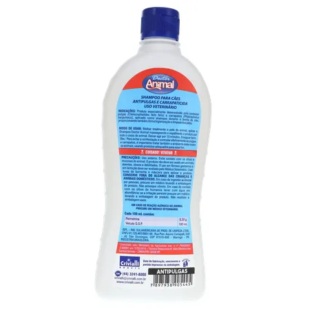 Shampoo Dr Animal 500ml Anti Pulgas 360-17