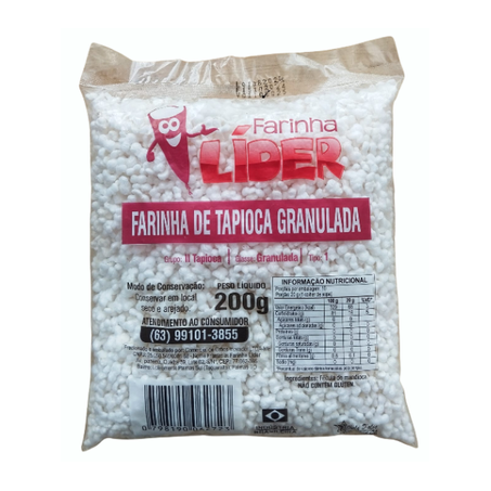 FARINHA DE TAPIOCA LIDER 200G