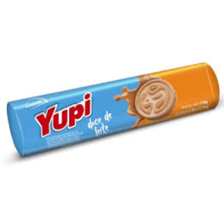 Biscoito recheado yupi 110g doce de leite