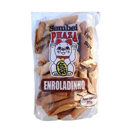 Biscoito Phaza 200g Sembei Enroladinho