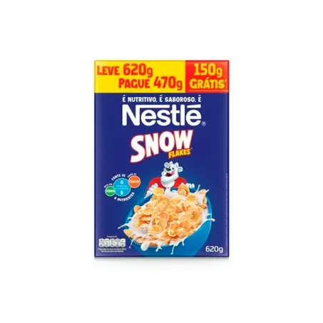 Cereal Nestlé Snow Flakes Original Caixa Leve 620g Pague 470g 
 