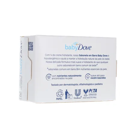 Sabonete em Barra Baby Dove Hidratação Balanceada Caixa 75gr 360-15
