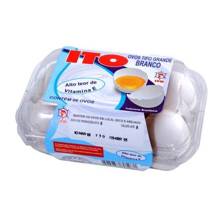 OVOS ITO OMEGA 3 BRANCO ESTOJO C/6