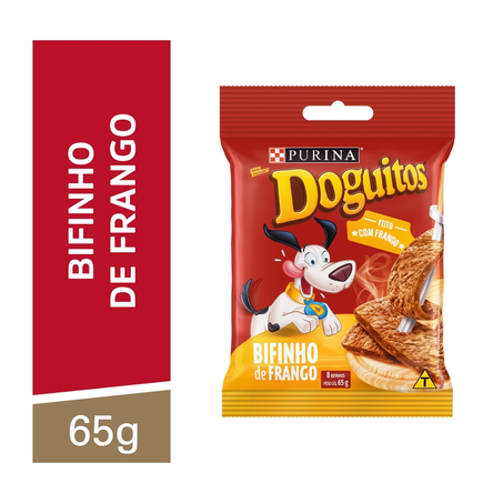 Bifinho para Cães Purina Doguitos Frango 65g