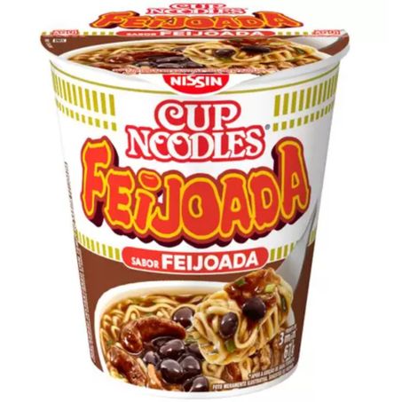 Macarrao instantaneo cup noodles feijoada 67g