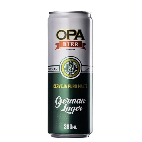 Cerveja Opa Bier German Lager Lata 350ml