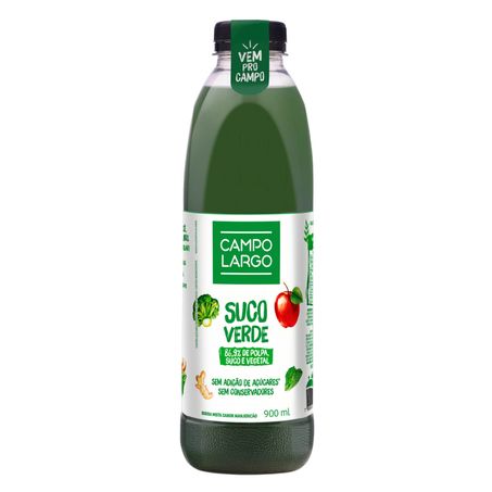 SUCO CAMPO LARGO PET VERDE 900ML