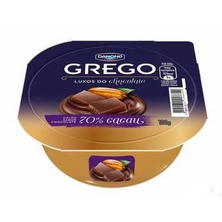 DANONE GREGO 100G CACAU 70PC
