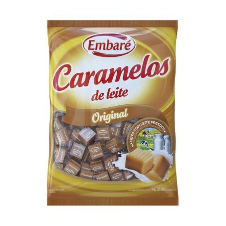 BALA CARAMELO DE LEITE EMBARE 660G BAUNI