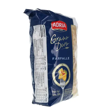 Macarrão Farfalle Adria Grano Doro Pacote 500G 360-30
