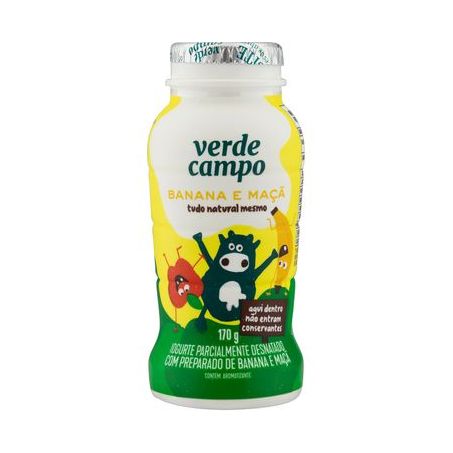 IOGURTE KIDS BANANA/MACA VERDE CAMPO 170G