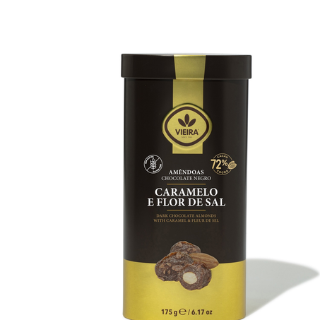 Amêndoas Vieira Caramelo Lata 175g