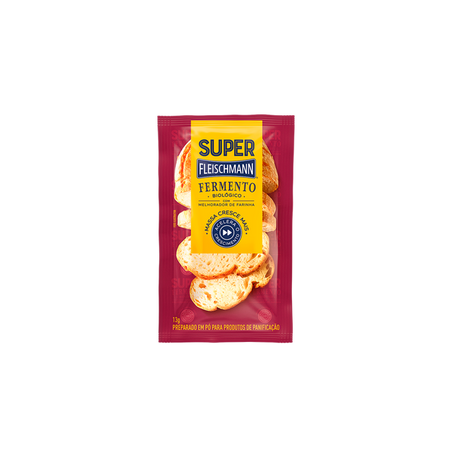 Fermento biologico fleischmann 13g