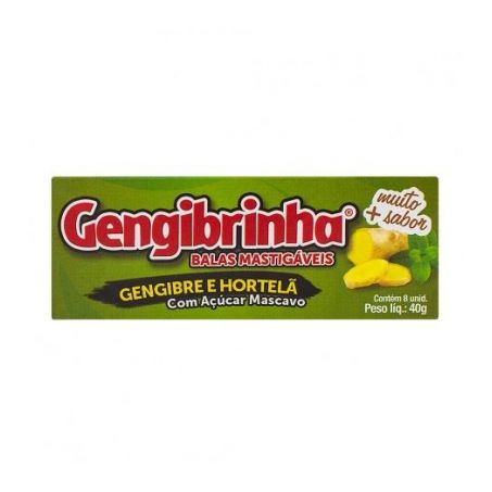 Gengibrinha Gengibre Hortela Flora 40G