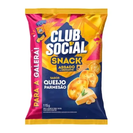 Snack Club Social 115g Parmessao