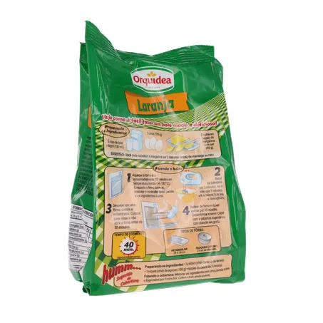 Bolo orquidea laranja 350g 360-16