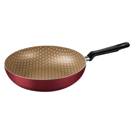 Frigideira Aluminio Funda Tramontina Vermelho 24cm