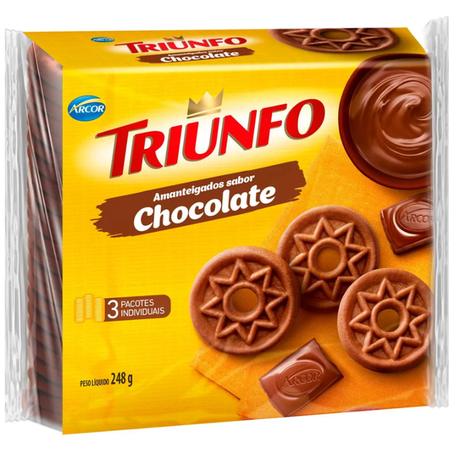 BISC TRIUNFO AMANT 248G CHOCOLATE
