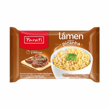 MACARRAO PARATI LAMEN INSTANT PICANHA 70G