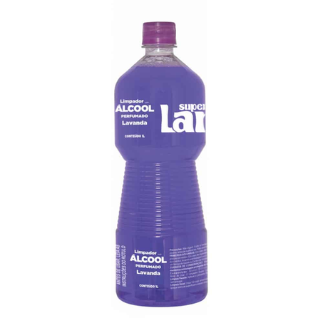 Limpador com alcool perfumado super vale lavanda 1l*