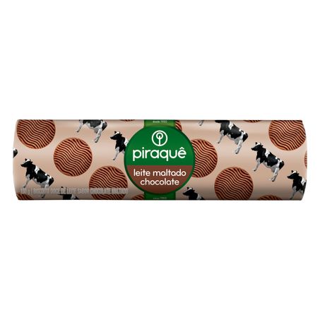 BISCOITO LEITE MALTADO CHOCOLATE PIRAQUÊ