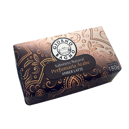 Sabonete em Barra Giorno Bagno Amber Latte 180g