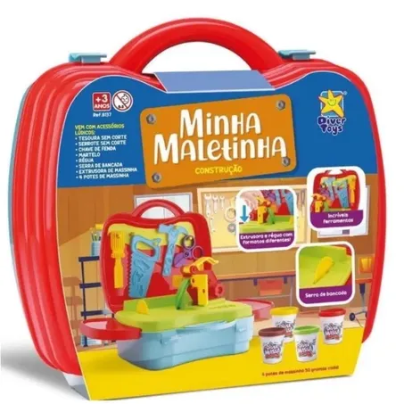 MINHA MALETINHA DIVERTOYS CONSTRUÇÃO REF.8137