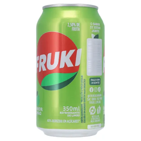 BEBIDA FRUKI SABOR LIMÃO LATA 350ML 360-3