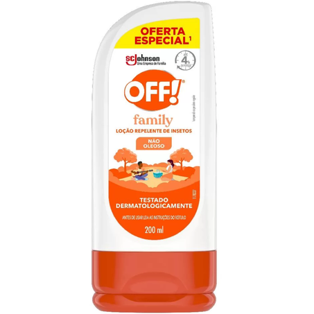 Repelente locao off family 200ml
