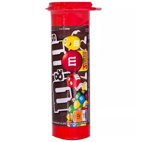 Chocolate confeito m&ms ao leite tubo 30g