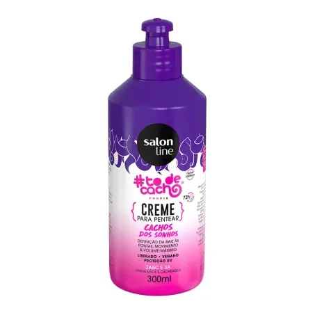 CREME PARA PENTEAR SALON LINE TO DE CACHOS 300ML CACHOS DOS SONHOS