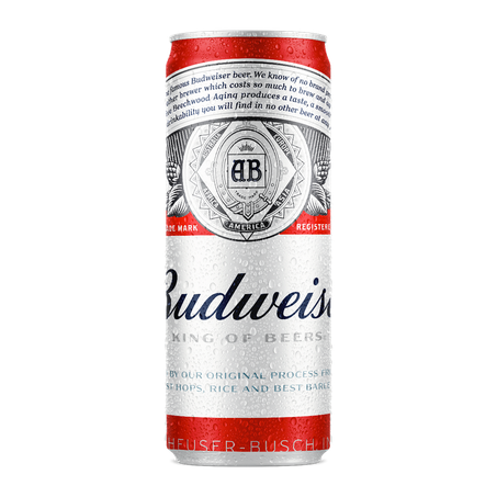 Cerveja budweiser sleek lt 350ml
