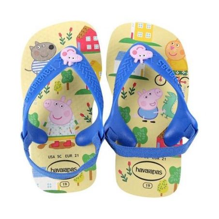 Chinelo havaianas peppa pig amar 17/18