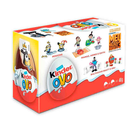 Ovo com Surpresa Natoons Kinder 40G