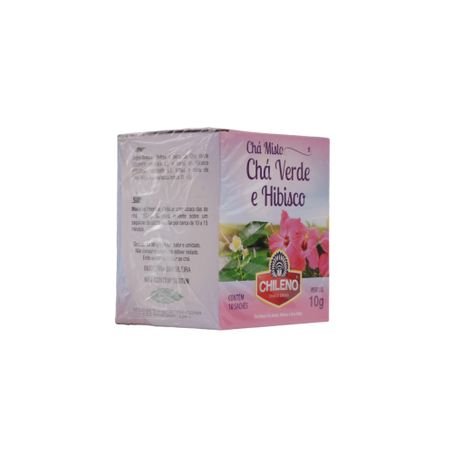 Chá Misto Chileno Chá Verde e Hibisco Caixa com 10un - 10gr 360-52
