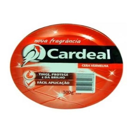 Cera em Pasta Cardeal Vermelha Embalagem 300G
