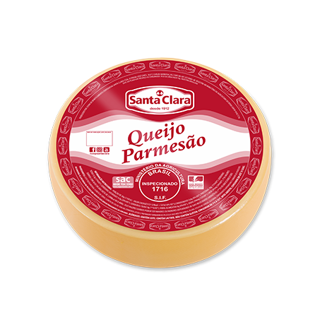 QUEIJO SANTA CLARA PARMESÃO MEIA FORMA