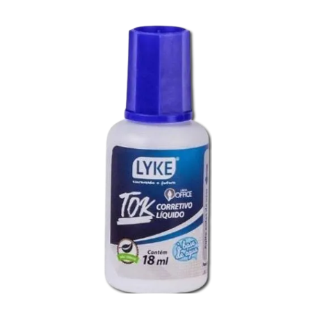 CORRETIVO LÍQUIDO LYKE BASE D ÁGUA 18ML