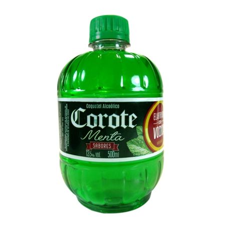 Coquetel alcoólico menta corote garrafa 500ml