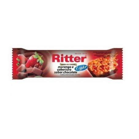 CEREAL BAR.RITTER LIGHT 25GR MOR.CHOC