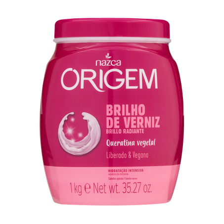 Creme de tratamento nazca origem bomba de brilho 1kg