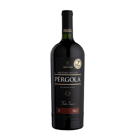 Vinho Pérgola 1 Litro - Tinto - Suave