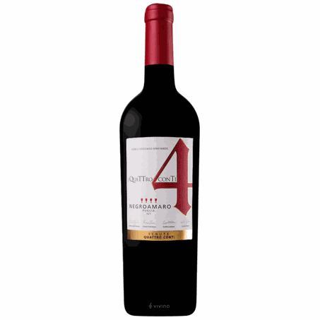 Vinho 4 conti negroamaro 750ml
