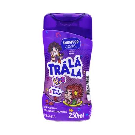 Shampoo infantil tralala 250ml poder dos cachos