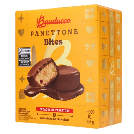 PANETTONE MINI BAUDUCCO PEDAC PANETTONE BITES 107G 360-3