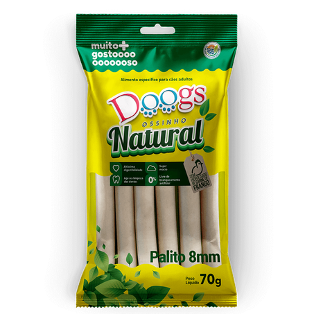 Palito Doogs 70g 8mm Natural